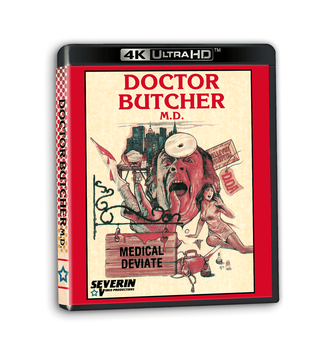 Doctor Butcher M.D./Zombie Holocaust [4-Disc 4K UHD w/Slipcover]