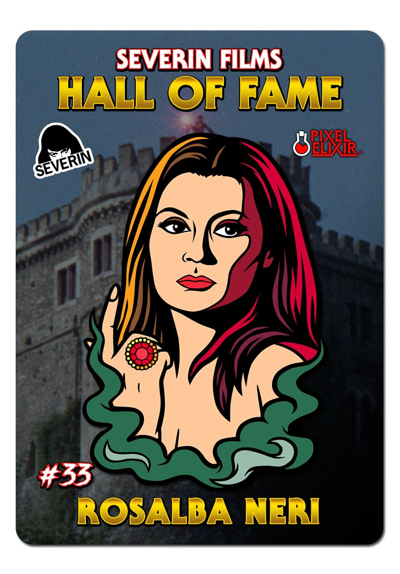 Severin Films Hall of Fame Enamel Pin #33: Rosalba Neri