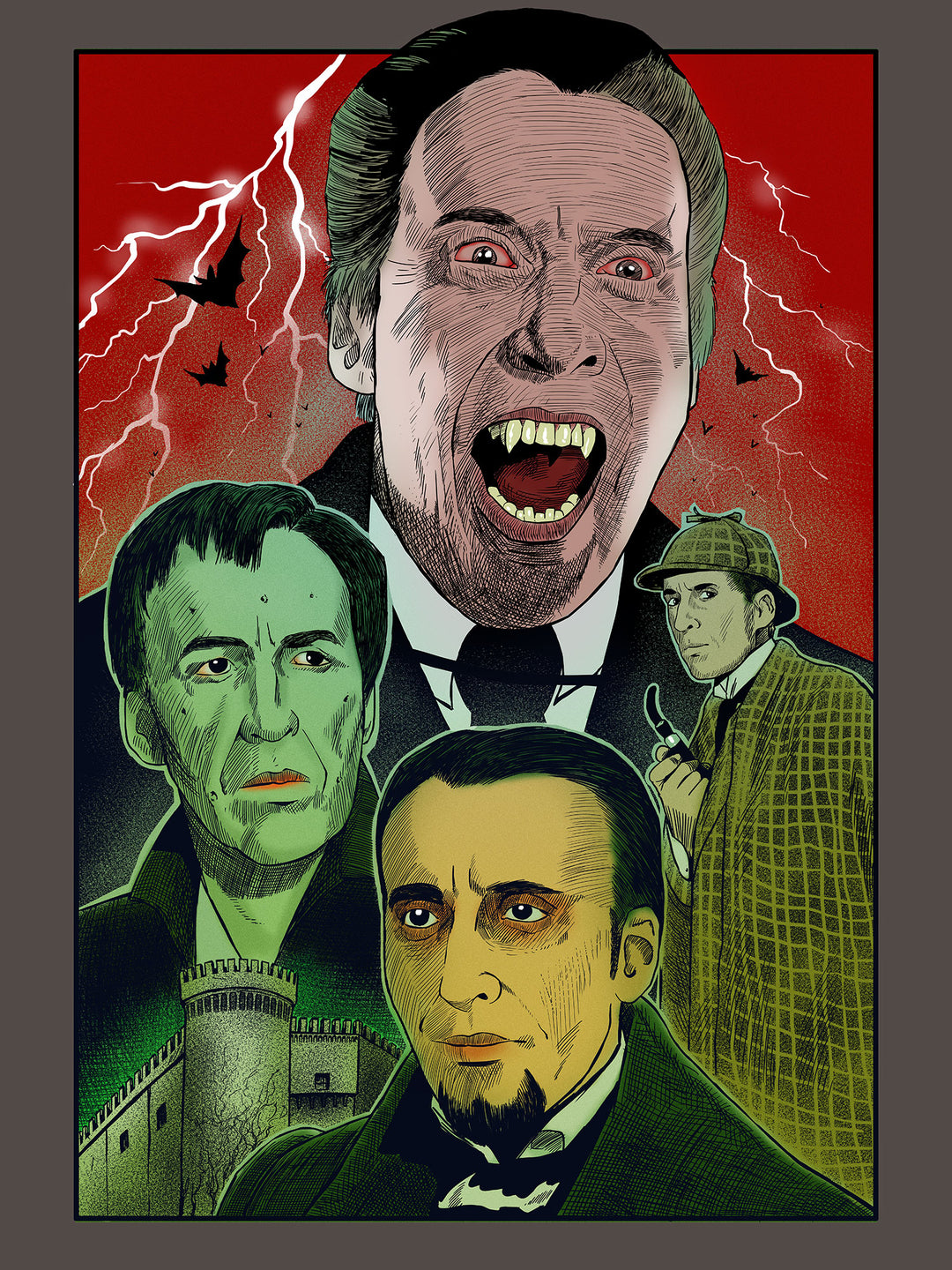 Christopher Lee Tribute Poster (18x24) (CLEARANCE)