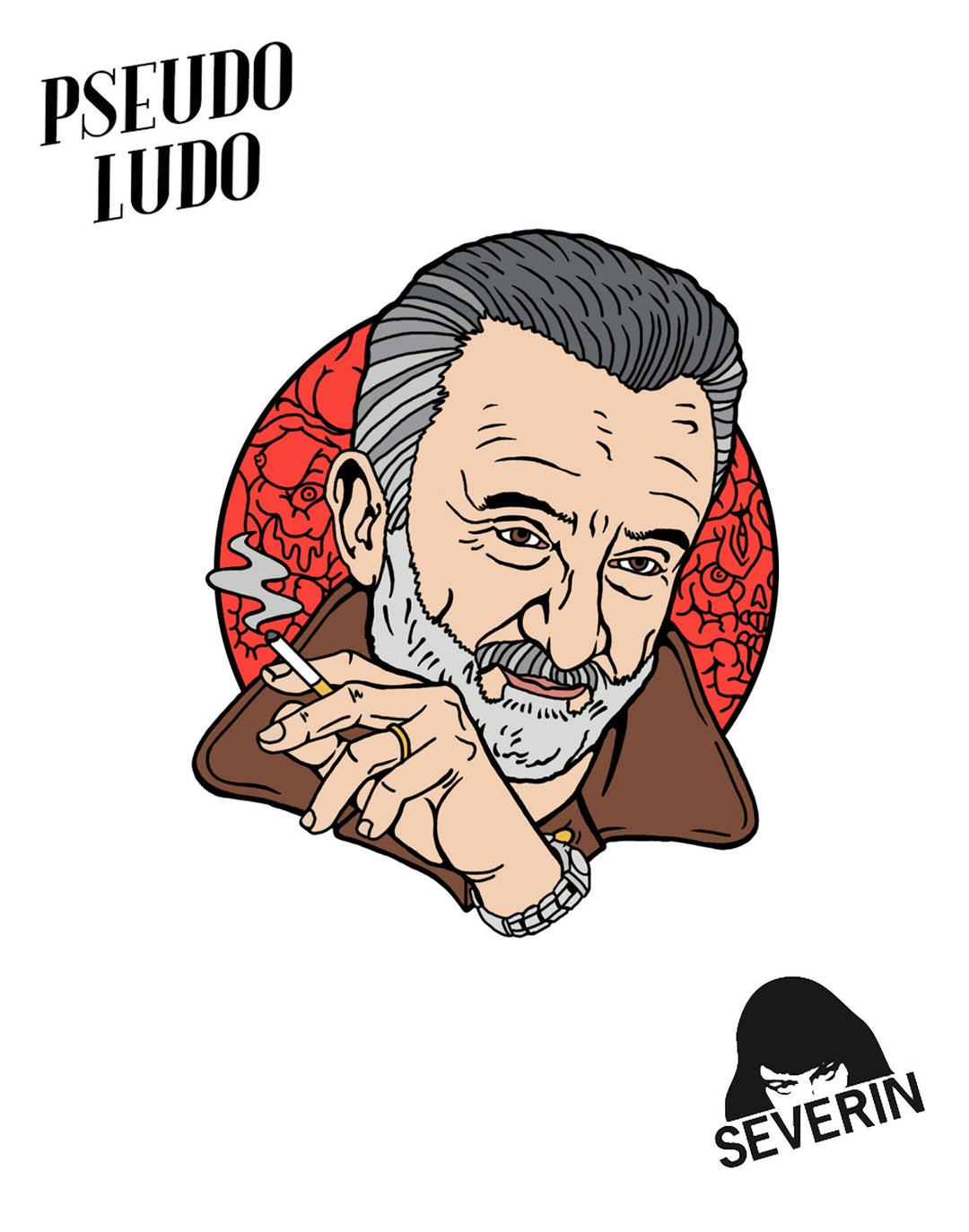 Severin Films Hall of Fame Enamel Pin #5: Joe D'Amato