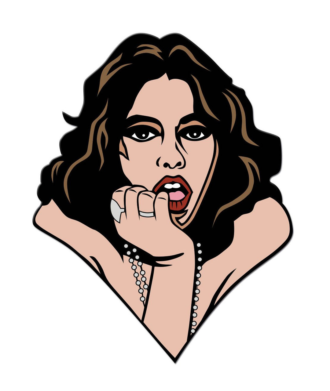 Severin Films Hall of Fame Enamel Pin #12: Lina Romay