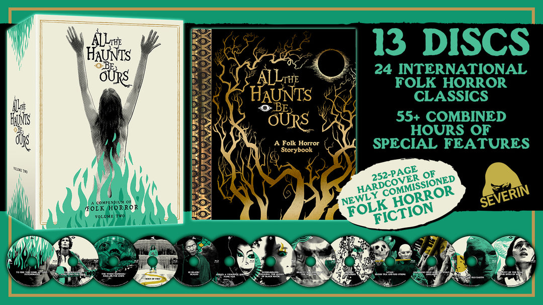 ALL IS REVEALED.  ALL THE HAUNTS BE OURS:  A COMPENDIUM OF FOLK HORROR VOLUME 2  Plus the Standalone Premieres of  ALISON’S BIRTHDAY and IL DEMONIO