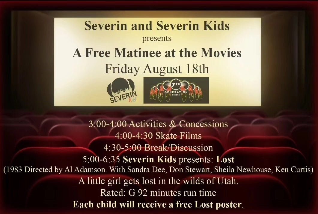 SEVERIN KIDS HOSTS THE 7th GENERATION CINEMA ON AUGUST 18th