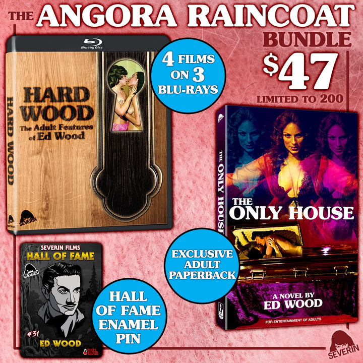 The Angora Raincoat Bundle [Hard Wood 3-Disc Blu-ray + The Only House Novelization + Enamel Pin] [200 Limit]