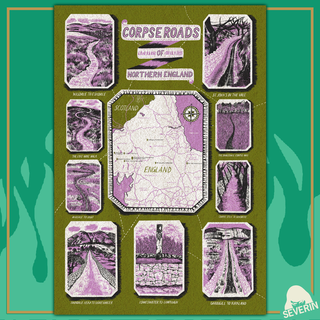 Corpse Roads Tea Towel