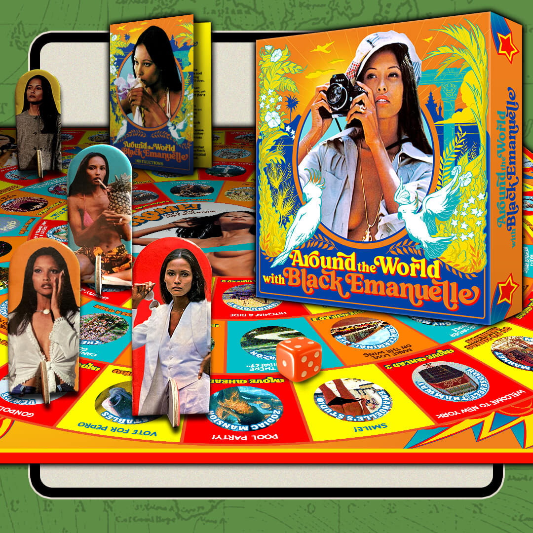 Around the World with Black Emanuelle Board Game [DAMAGED]