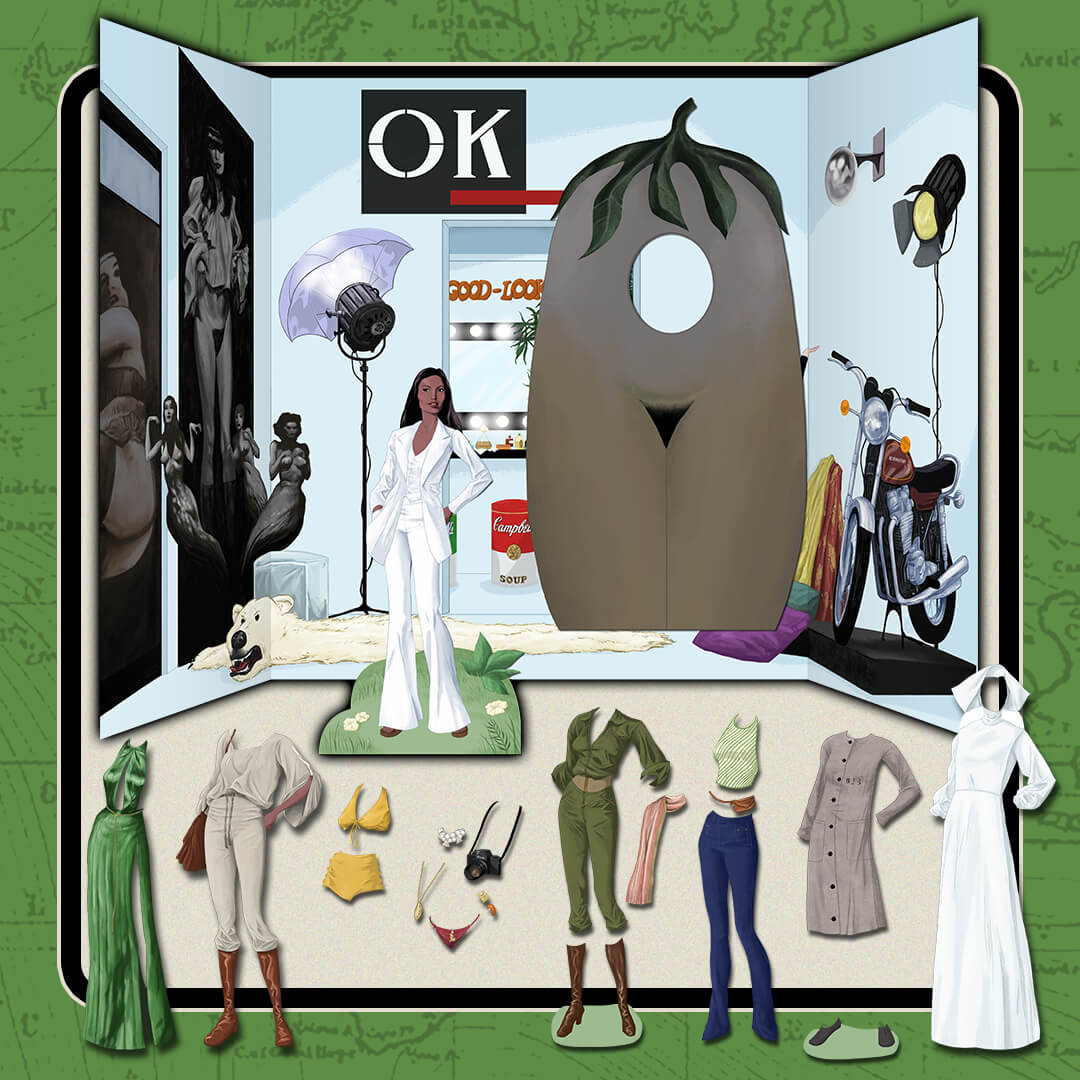 Emanuelle’s Studio Magnetic Fashion Playset [DAMAGED]