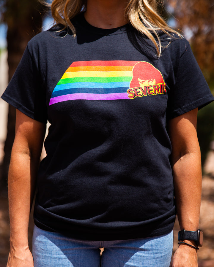 Severin Logo [Rainbow Video Variant T-Shirt]