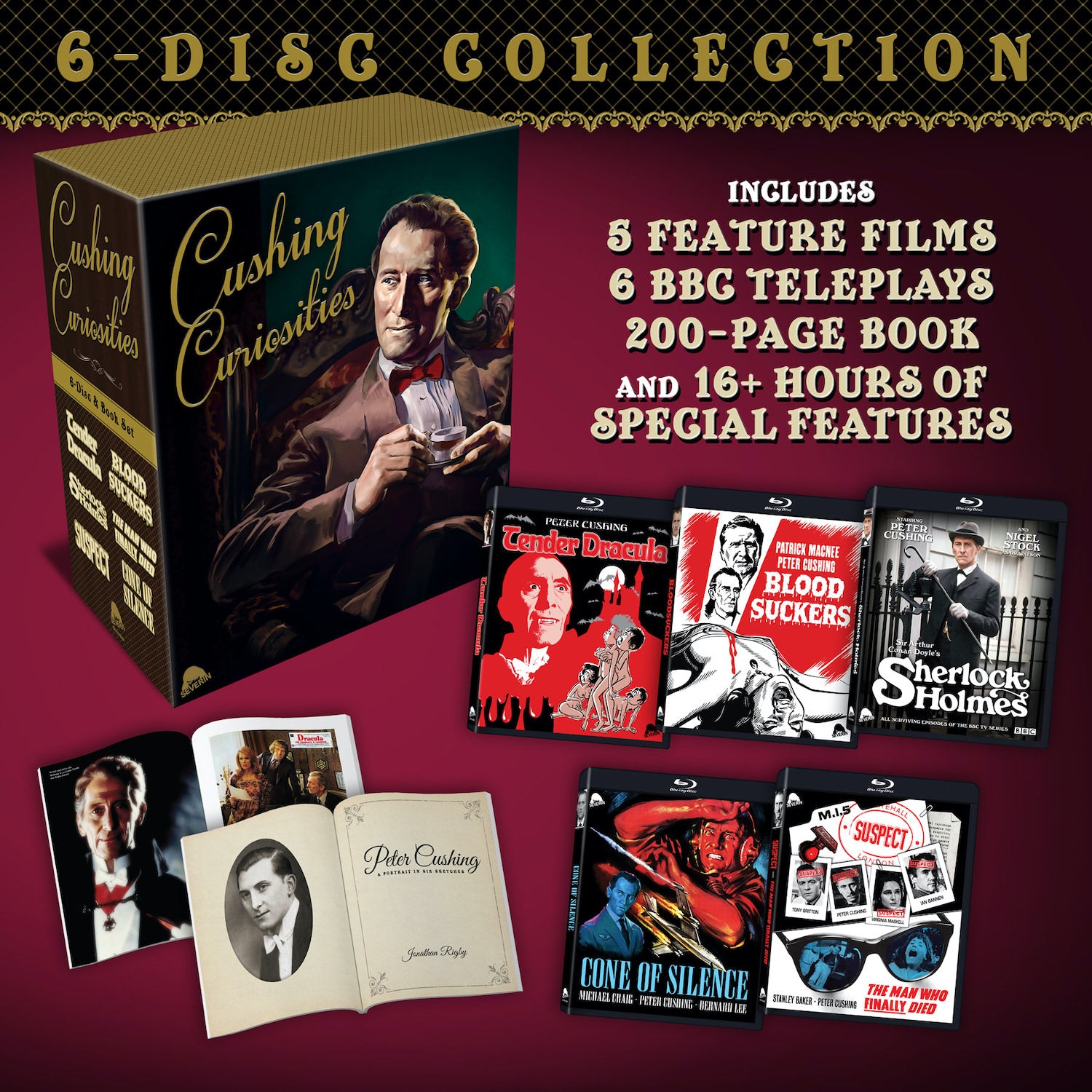 Cushing Curiosities [6-Disc Blu-ray Box Set] (PRE-ORDER) – Severin
