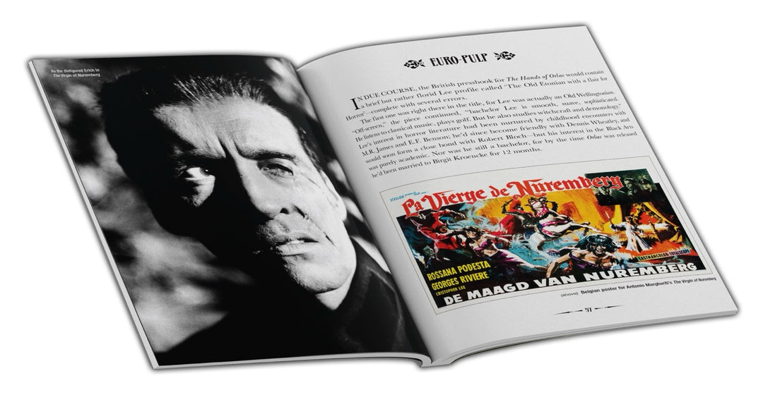 The Eurocrypt of Christopher Lee Collection 3 [7-Disc Box Set: (1) 4K UHD + (6) Blu-rays + Book ]