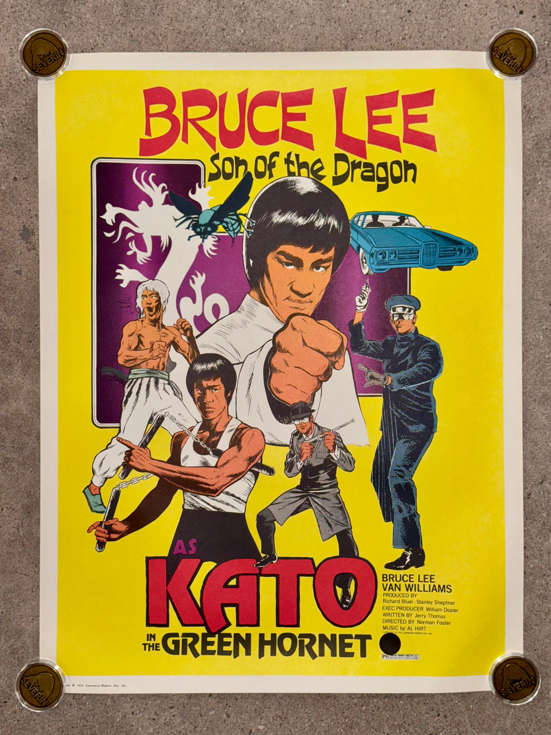 Bruce Lee Kato (The Green Hornet) Poster [DAMAGED]