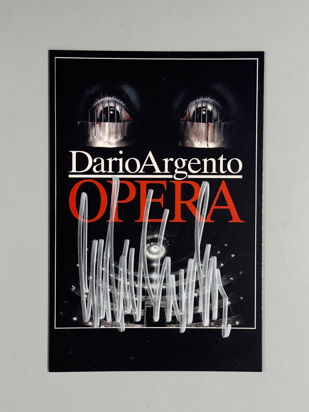 Opera Postcard [SIGNED by Cristina Marsillach] [DAMAGED]
