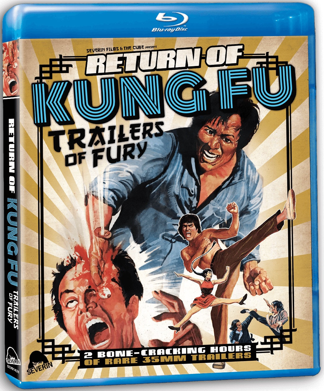 Return Of Kung Fu Trailers Of Fury [blu Ray] Severin Films