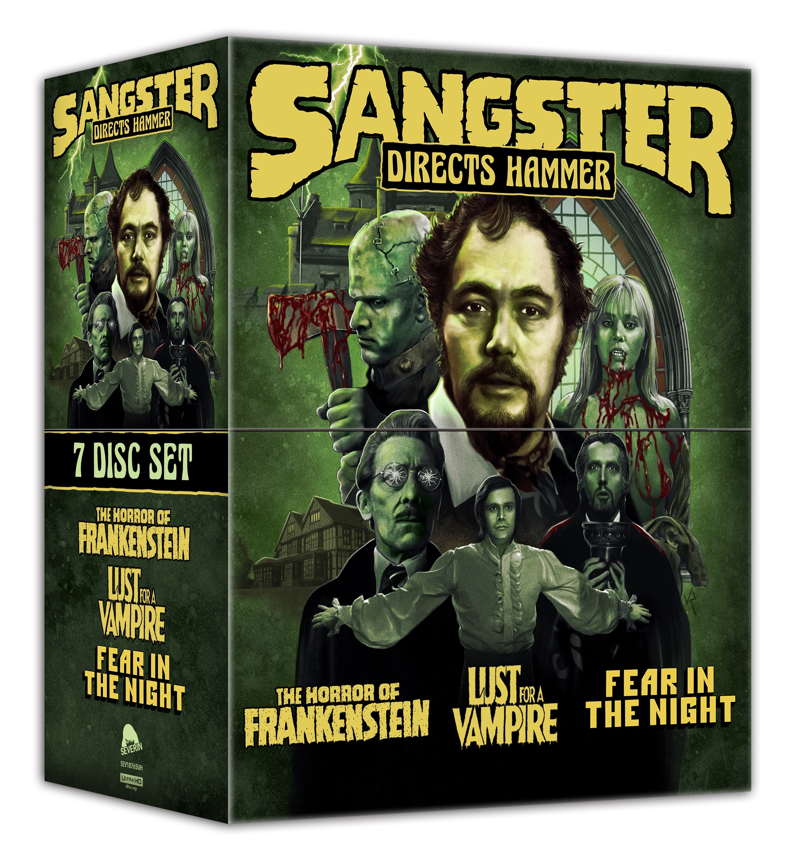Sangster Directs Hammer [7-Disc Box Set: (3) 4K UHD + (4) Blu-ray