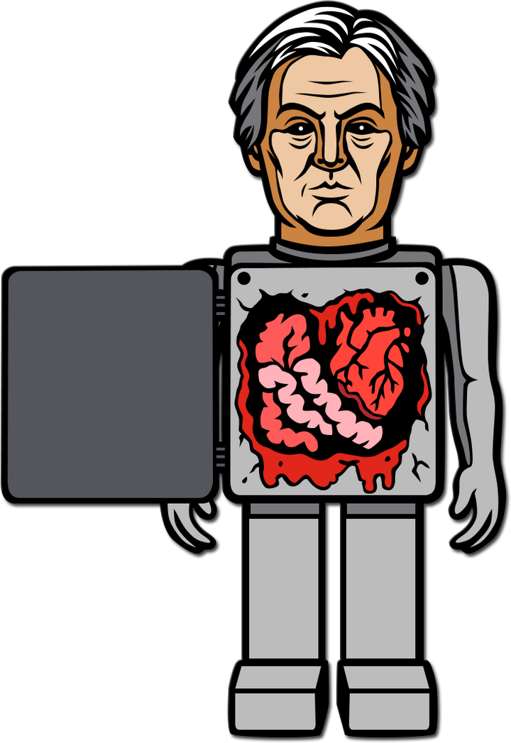 Asylum [Herbert Lom Robot] Enamel Pin
