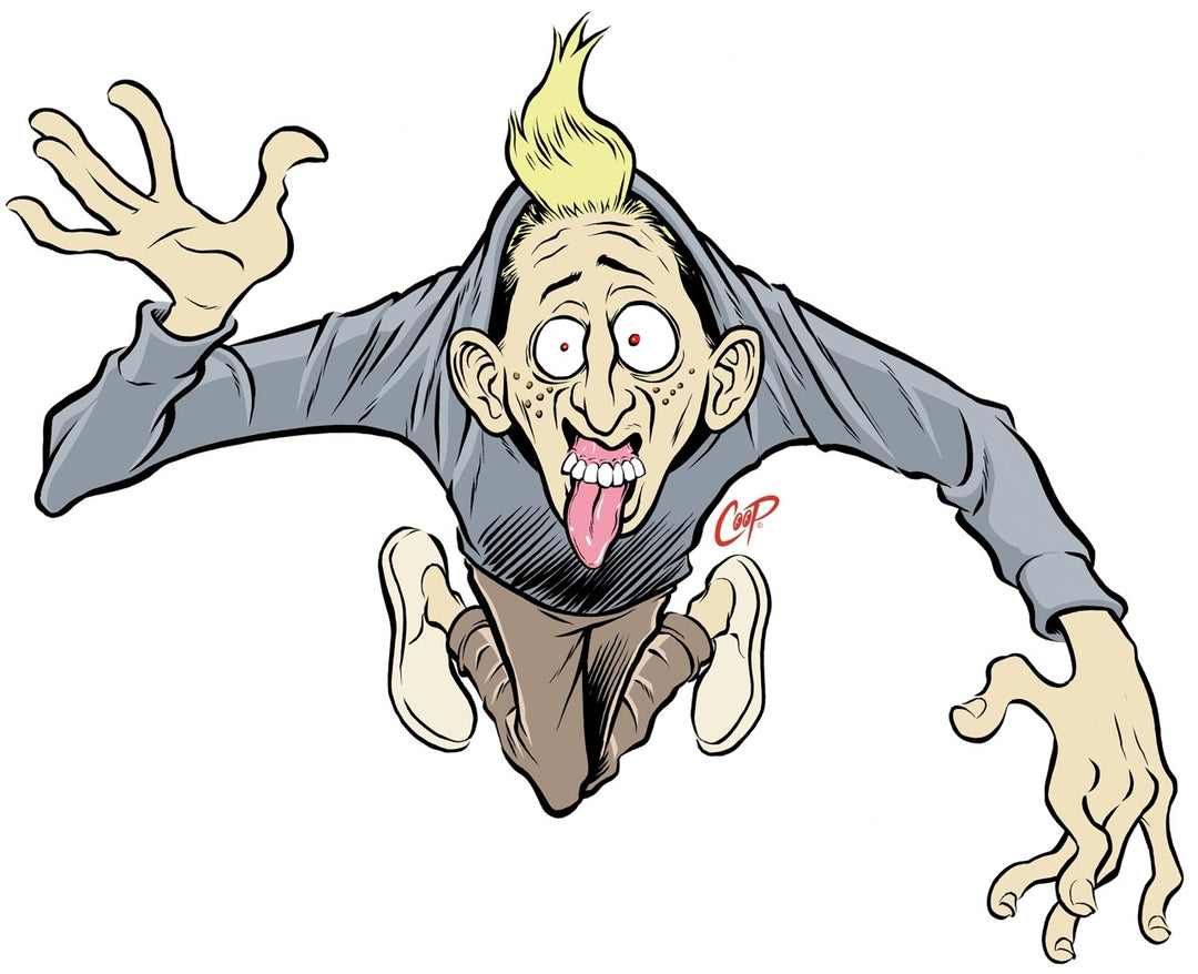 Eddie The Flying Gimp Sticker