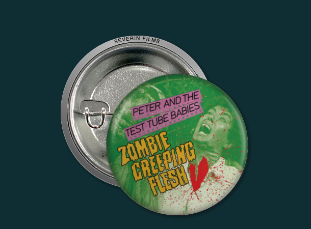 Zombie Creeping Flesh Button